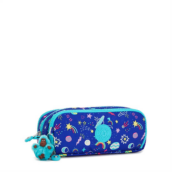 Kipling Gitroy Printed Pencil Case Táska Sötétkék | HU 1909DF